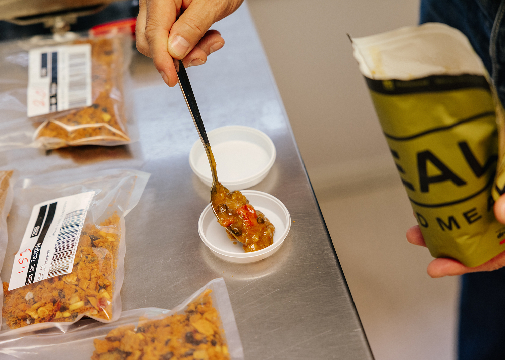REAL Field Meals being served for testing.
