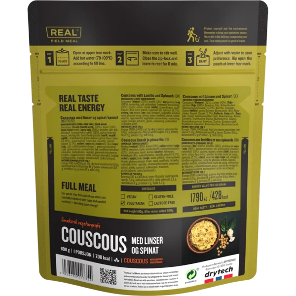 couscous with lentils