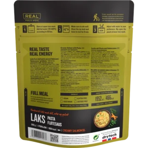 creamy salmon with pasta