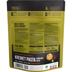 creamy pasta with pork