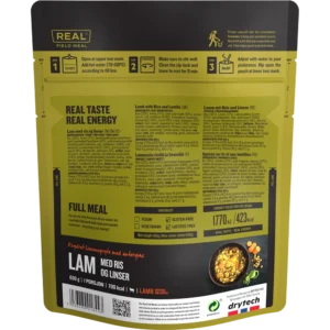 lamb with rice and lentils