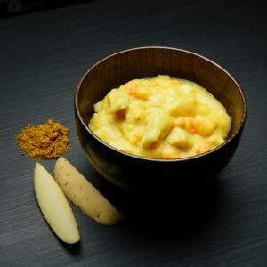 Cod In Creamy Curry Sauce